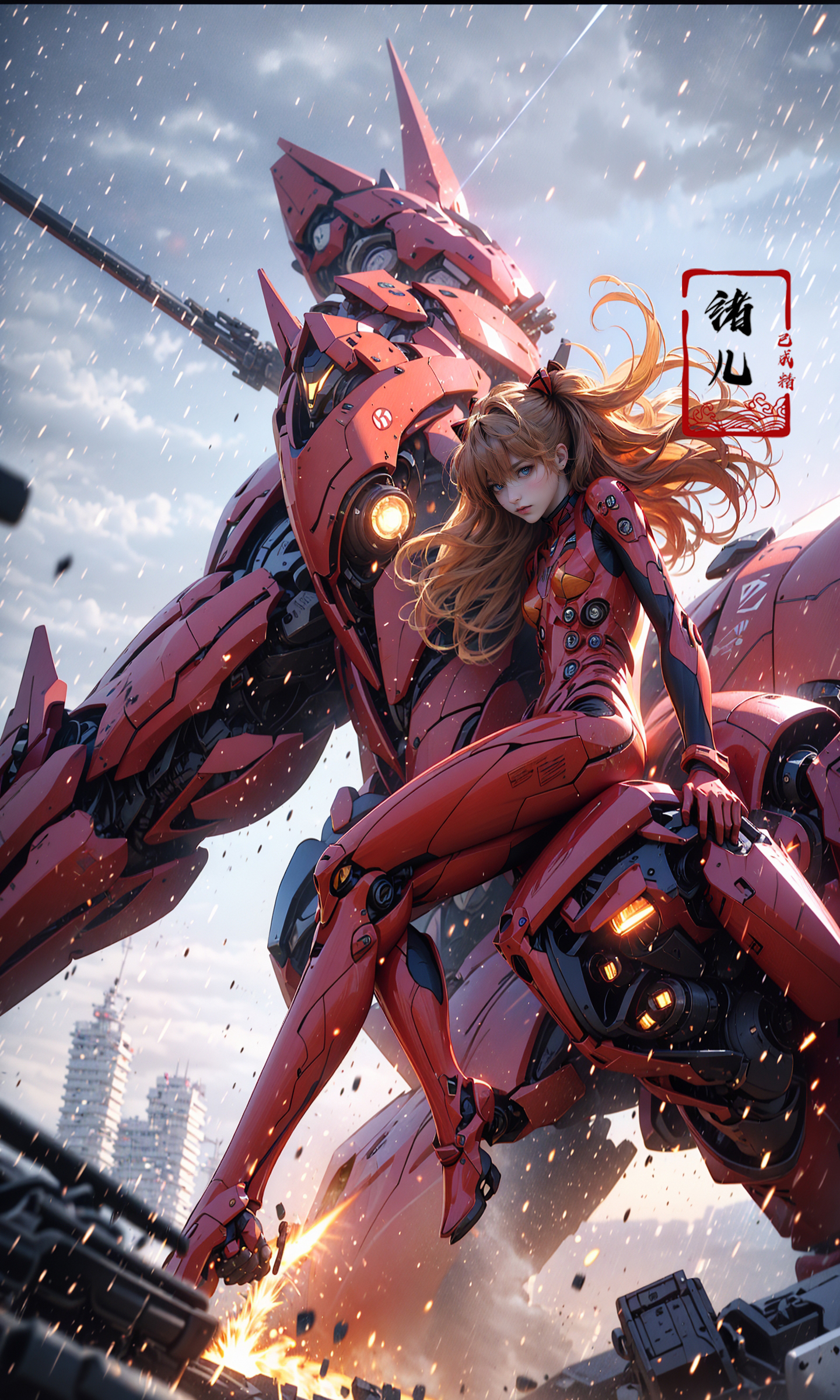 606247209521969164-874967048-Epic CG masterpiece, Asuka Langley Soryu,hdr,dtm, full ha, in the style of mecha anime, like a god The dancing long knife chargi.jpg